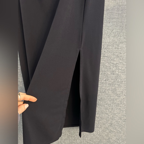 Vintage 90’s Emma James by Liz Claiborne Stretch Navy Women's Skirt Size Medium - Picture 2 of 9